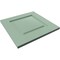 Ekena Millwork 12"W x 12"H True Fit PVC Raised Panel Shutters Sample, Seaglass SAMPLE-TFPRPSG - alternate 3